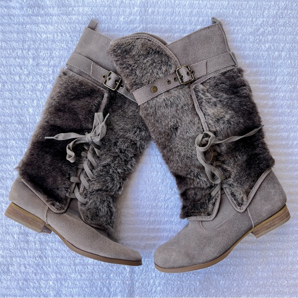 Ladies Fur Boots